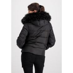 Alpha Industries  Zimná bunda Hooded Puffer Alpha Wmn Čierna M