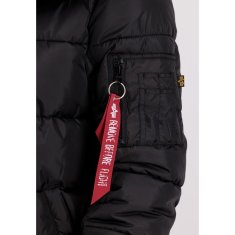 Alpha Industries  Zimná bunda Hooded Puffer Alpha Wmn Čierna M