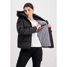 Alpha Industries  Zimná bunda Hooded Puffer Alpha Wmn Čierna M