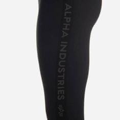 Alpha Industries  legíny AI STRIPE Leggings Wmn black Čierna XL