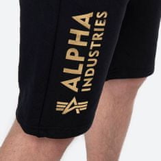 Alpha Industries  Pánske Krátke nohavice Basic Short AI Foil Print FP-CI Čierna M