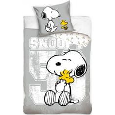 Carbotex Bavlnené posteľné obliečky Snoopy a Woodstock