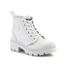 Palladium Obuv biela 38 EU Pallabase Leather White black M