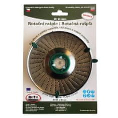 Rašpľa rotačná jemná Ø 125 mm, čepeľ 1,5 mm