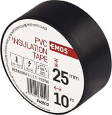 EMOS Izolačná páska PVC 25mm / 10m čierna