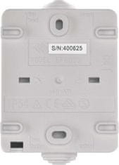 EMOS Prepínač nástenný č. 5 IP54, 2 tlačidlá