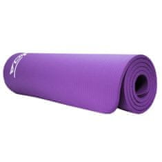 Sportvida Podložka na cvičenie Yoga 1 cm Fialova 180 cm x 60 cm