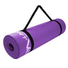 Sportvida Podložka na cvičenie Yoga 1 cm Fialova 180 cm x 60 cm