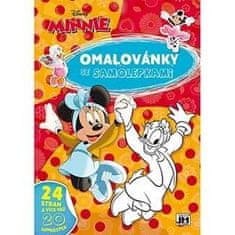 Jiri Models Minnie - Omaľovánky A4 so samolepkami