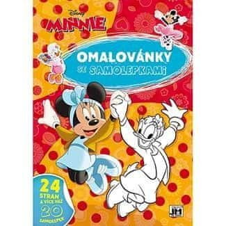 Jiri Models Minnie - Omaľovánky A4 so samolepkami