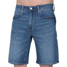 Levis  Pánske Krátke nohavice 502 Taper Hemmed Short Modrá 40