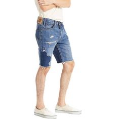 Levis  Pánske Krátke nohavice 505C Slim Fit Shorts Modrá 28