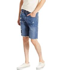 Levis  Pánske Krátke nohavice 505C Slim Fit Shorts Modrá 28