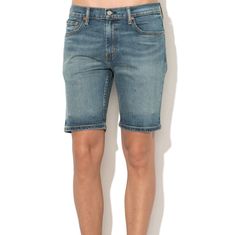 Levis  Pánske Krátke nohavice 502 Taper Hemmed Short Modrá 38