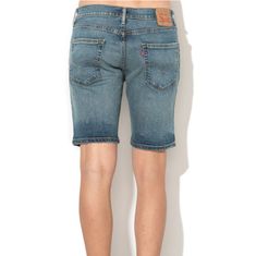 Levis  Pánske Krátke nohavice 502 Taper Hemmed Short Modrá 38