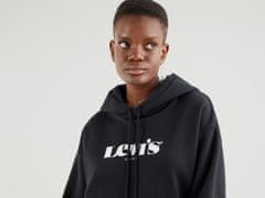 Levis  Dámska Mikina GRAPHIC STANDARD HOODIE HOODIE Čierna XS