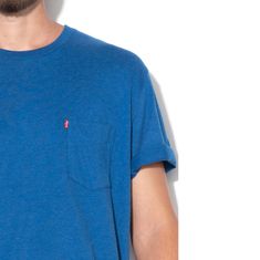Levis  Pánske Tričko s krátkym rukávom Sunset Pocket Tee Modrá XL
