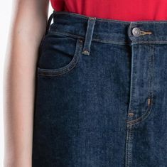 Levis  Dámska Sukňa A-Line Midi Skirt Modrá 27