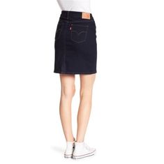 Levis  Dámska Sukňa Workwear Denim Skirt Modrá 32