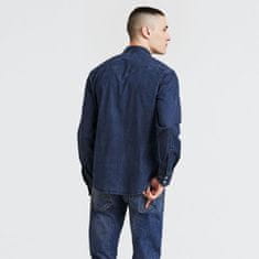 Levis  Pánska Košela s dlhým rukávom Barstow Western Shirt - Bruised Indigo Modrá S