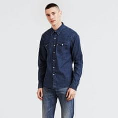 Levis  Pánska Košela s dlhým rukávom Barstow Western Shirt - Bruised Indigo Modrá S