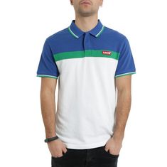 Levis  Pánska Polokošeľa s krátkym rukávom Housemark Polo Shirt Biela XL