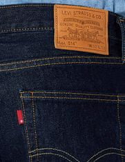 Levis  Pánske jeans 514 Onewash Tmavá modrá 31/34