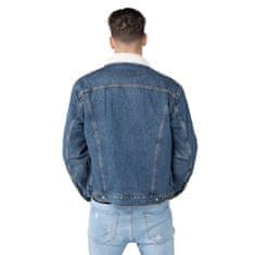 Levis  Pánska Bunda Vintage Fit Sherpa Trucker Modrá XXL