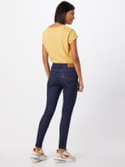 Levis  Dámske Rifle 720 High Rise Super skinny Tmavá modrá 26/30