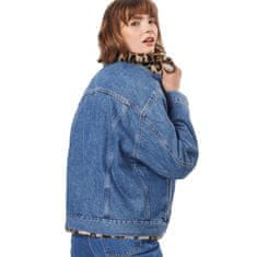 Levis  Dámska Prechodná bunda Fur Dad Trucker Cat Eye Modrá S