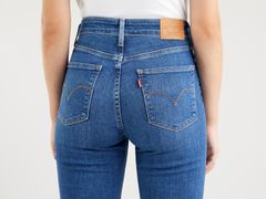 Levis  Dámske Rifle 721 HIGH RISE SKINNY GOOD AFTE Modrá 27/28