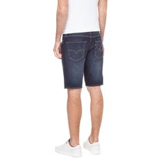 Levis  Pánske Krátke nohavice 502 Taper Hemmed Short Modrá 40