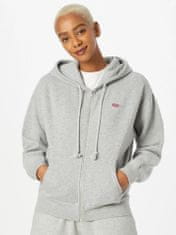 Levis  Dámska Mikina Standard Zip Hoodie Šedá M