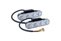 Carmotion Svetlo denné svietenie SET (2 ks), 4 x LED, Carmotion