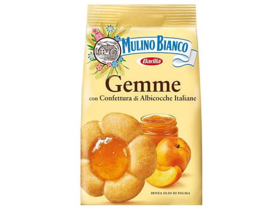 Mulino Bianco MULINO BIANCO Gemme - Krehké sušienky s marhuľovou náplňou 200g