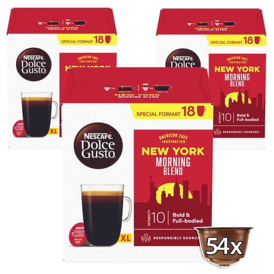 NESCAFÉ kávové kapsule Dolce Gusto Grande New York, 3 balenia