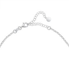Brilio Silver Originálny strieborný náhrdelník Ruženec NCL110W