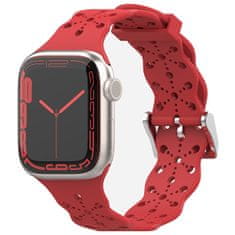 4wrist Silikonový řemínek pro Apple Watch 38/40/41 mm - Červený