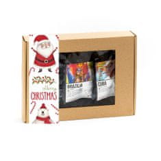 Cipolla caffé Darčekový set 3 x 100 g zrnková káva so stuhou - Merry Christmas