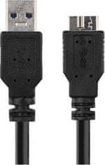 EMOS USB kabel 3.0 A vidlice – micro B vidlice 1m