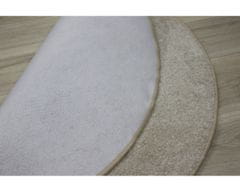 Vopi AKCIA: 200x200 (prúmer) kruh cm Kusový koberec Capri Lux cream kruh 200x200 (priemer) kruh