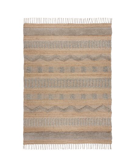 Flair Kusový koberec Jubilant Medina Jute Natural/Grey