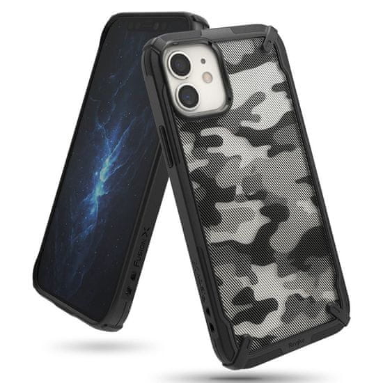 RINGKE Fusion X Design - iPhone 12 Mini - Camo Black