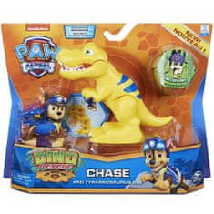 Spin Master Labková patrola - Paw Patrol Dino rescue figúrka Chase a tyranosaurus rex