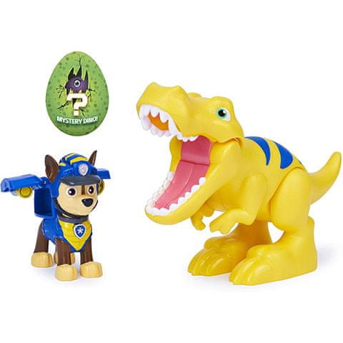 Spin Master Labková patrola - Paw Patrol Dino rescue figúrka Chase a tyranosaurus rex