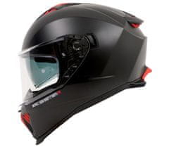 XRC Moto prilba matt black/red veľ. 2XL