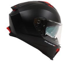 XRC Moto prilba matt black/red veľ. 2XL