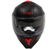 XRC Moto prilba matt black/red veľ. 2XL