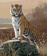 ZUTY Maľovanie podľa čísel - MAJESTÁTNÝ TIGER (JOE HAUTMAN) NO 80x100 cm