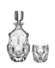 Crystal Bohemia Bohemia Crystal Whisky set Lunar (1 karafa + 6 pohárov)